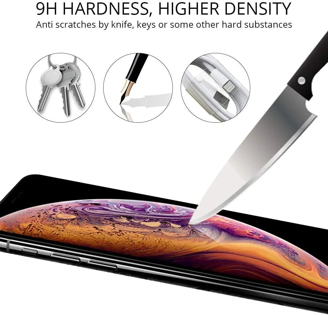 محافظ صفحه نمایش شیشه ای EasyLifeGo برای Realme 11 Pro/Realme 11 Pro Plus 5G، پوشش کامل HD ضد خش بدون حباب [بسته 2 عددی]