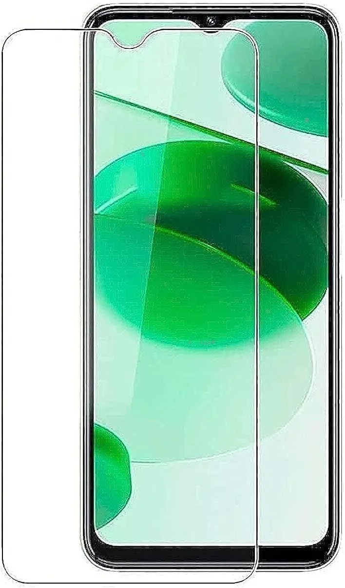 Muzz Realme C35 Screen Protector Glass Tempered Anti-Scratch 9H HD Protective Phone Film for Realme C35 Clear