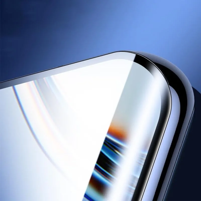 محافظ صفحه نمایش شیشه ای حرارت دیده 9H با چسب کامل و پوشش لبه به لبه، ضد اثر انگشت، دارای انحنای سه بعدی و مقاوم در برابر خراش برای گوشی OPPO Realme 11 Pro Plus (مشکی 5D)