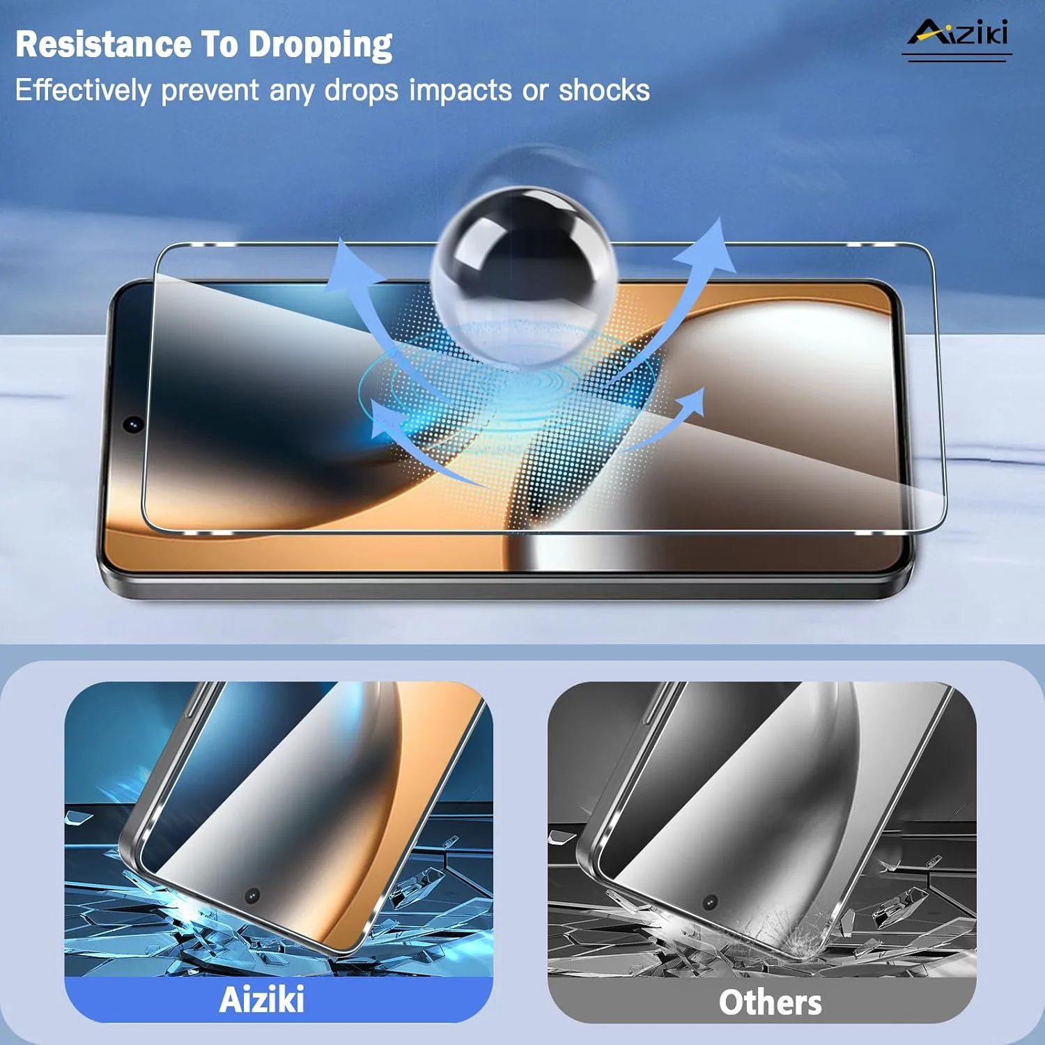 محافظ صفحه نمایش شیشه ای حرارت دیده Aiziki بسته 2 عددی برای Realme GT 7/7T (0.33 میلی متر HD فوق العاده شفاف) محافظ شیشه ای با سختی 9H برای Realme GT 7/7T محافظ صفحه نمایش شیشه ای حرارت دیده Aiziki بسته 2 عددی برای Realme GT 7/7T (0.33 میلی متر HD فوق العاده شفاف) محافظ شیشه ای با سختی 9H برای Realme GT 7/7T