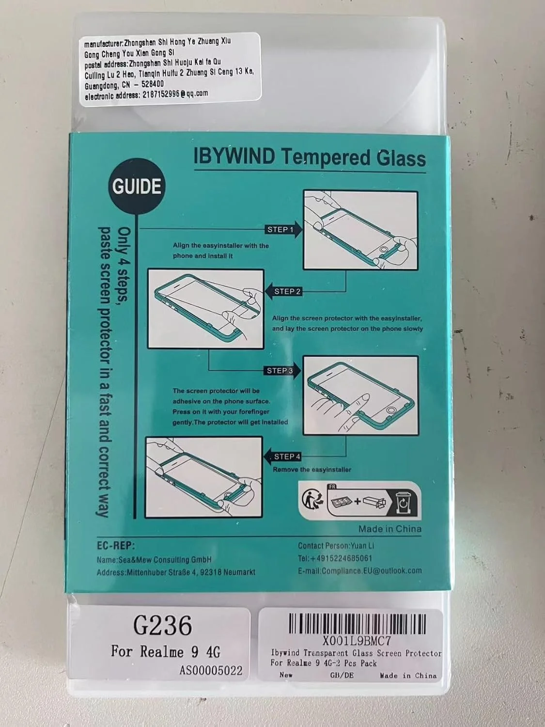 محافظ صفحه نمایش شیشه ای Realme 9 4G مدل Ibywind، سایز 6.4 اینچ، 2 عدد محافظ صفحه، سختی 9H، به همراه 1 عدد محافظ لنز دوربین، 1 عدد برچسب فیبر کربن پشت گوشی، نصب آسان محافظ صفحه نمایش شیشه ای Realme 9 4G مدل Ibywind، سایز 6.4 اینچ، 2 عدد محافظ صفحه، سختی 9H، به همراه 1 عدد محافظ لنز دوربین، 1 عدد برچسب فیبر کربن پشت گوشی، نصب آسان