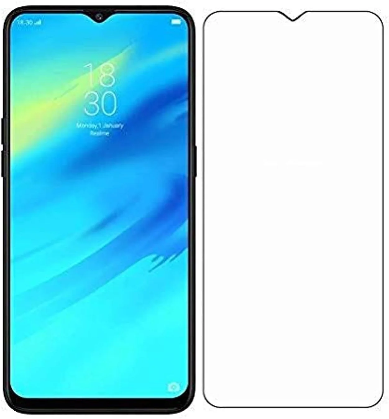 محافظ صفحه نمایش شیشه ای تمپرد برای اوپو Realme 2 Pro