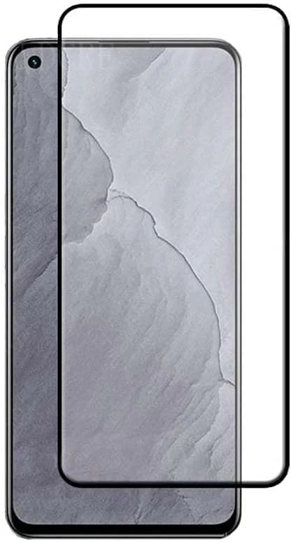 Muzz Realme GT Master Edition 3D Full Screen Tempered Glass Screen Protector Black