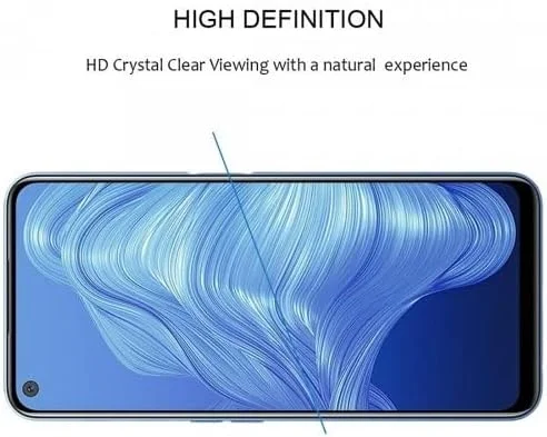 محافظ صفحه نمایش شیشه ای حرارت دیده خمیده لبه به لبه Muzz با سختی 9H برای Realme 7 5G - مشکی