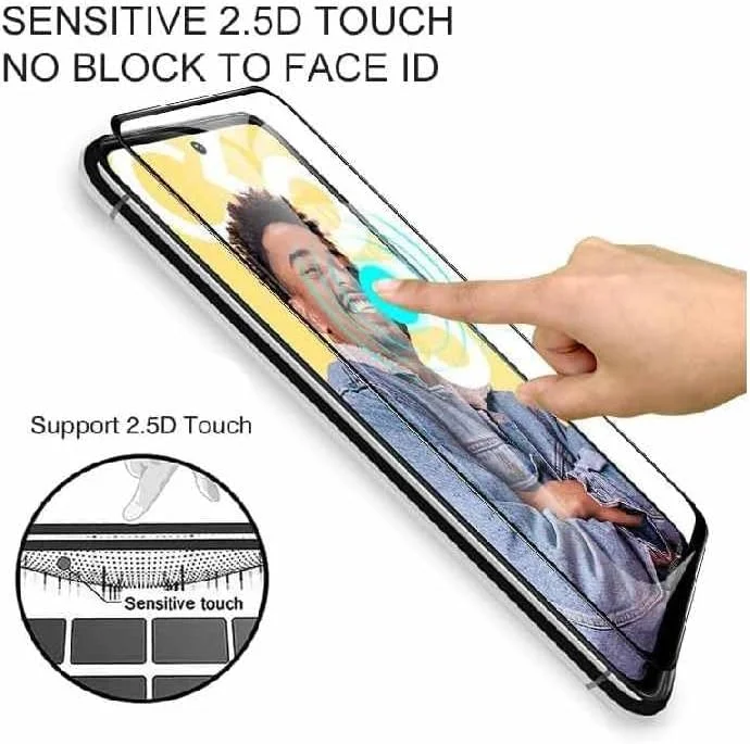 محافظ صفحه نمایش شیشه ای تمپرد Portal AE Realme C55 ضد ضربه و ضد خش [5D] سازگار با Realme C55