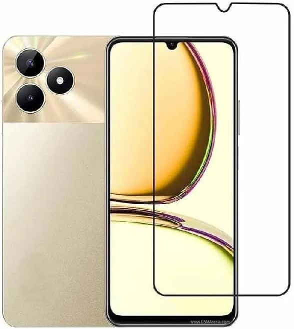 محافظ صفحه نمایش شیشه ای تمپرد Portal AE Realme C53 ضد خش و مقاوم در برابر شکستگی [5D] سازگار با Realme C53