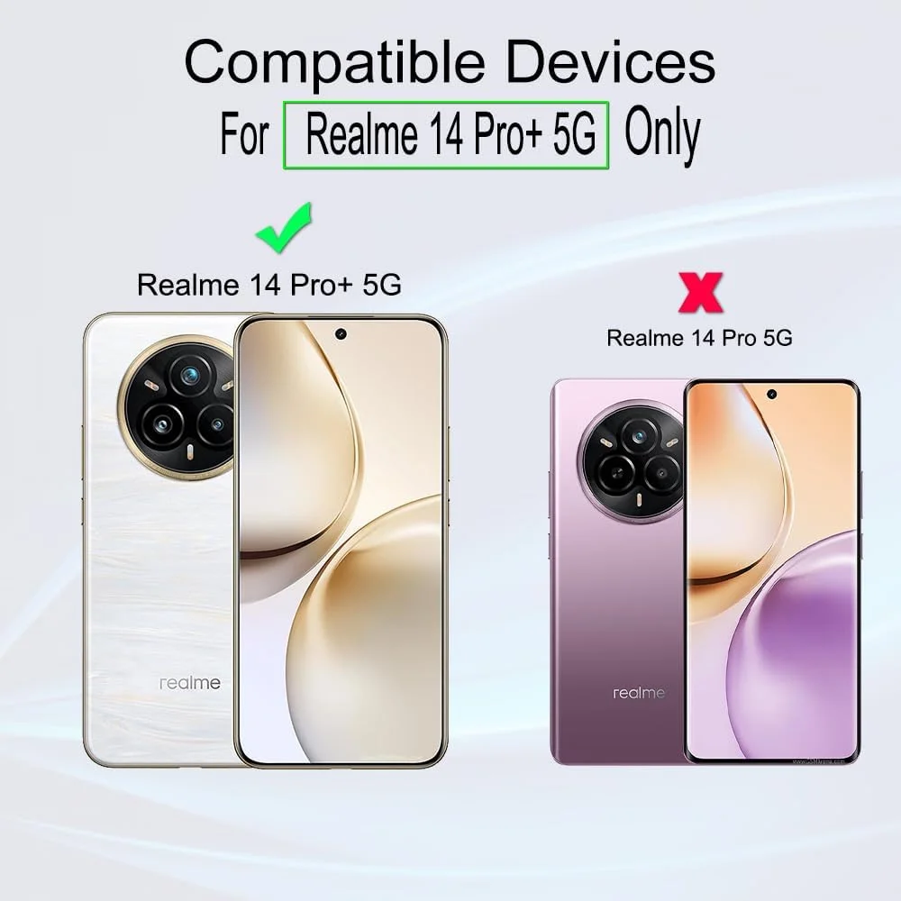 محافظ صفحه نمایش انعطاف پذیر TPU مدل Ibywind، دو عدد، مناسب برای گوشی Realme 14 Pro+ / Realme 14 Pro plus 5G با ابعاد 6.83 اینچ، به همراه یک عدد محافظ لنز دوربین و یک عدد محافظ پشت گوشی [نصب آسان]