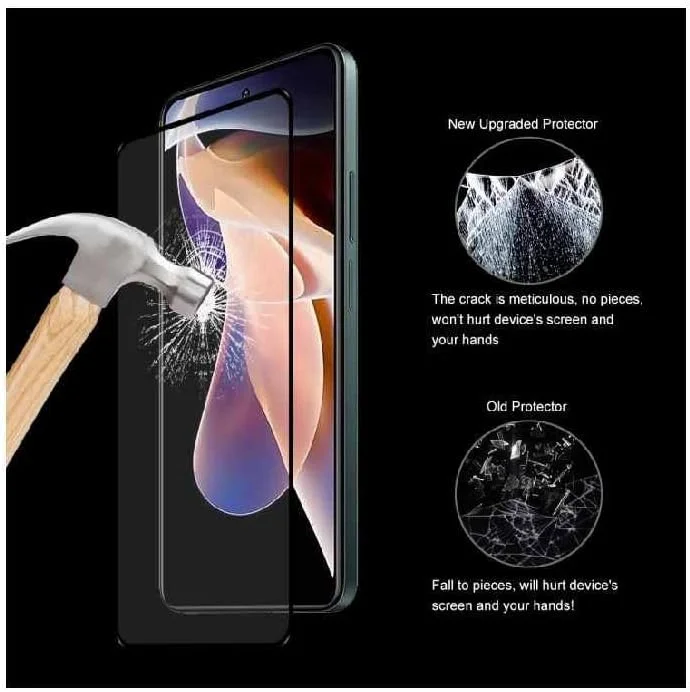 محافظ صفحه نمایش شیشه ای تمپرد Portal AE Realme C53 ضد خش و مقاوم در برابر شکستگی [5D] سازگار با Realme C53