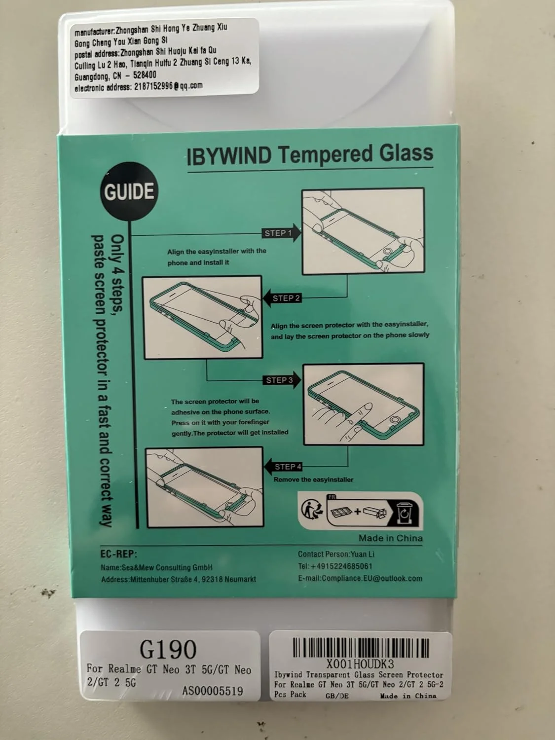 محافظ صفحه نمایش شیشه ای Realme GT Neo 2 5G مدل Ibywind، 6.62 اینچ، بسته 2 عددی، سختی 9H، به همراه 1 عدد محافظ لنز دوربین، 1 عدد برچسب فیبر کربن پشت، نصب آسان محافظ صفحه نمایش شیشه ای Realme GT Neo 2 5G مدل Ibywind، 6.62 اینچ، بسته 2 عددی، سختی 9H، به همراه 1 عدد محافظ لنز دوربین، 1 عدد برچسب فیبر کربن پشت، نصب آسان