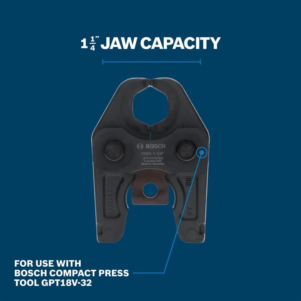 فک پرس استاندارد بوش GPTSD125CUSS سایز 1-1/4 اینچ فک پرس استاندارد بوش GPTSD125CUSS سایز 1-1/4 اینچ
