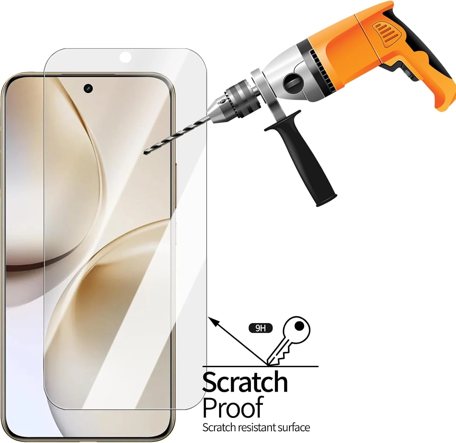 محافظ صفحه نمایش شیشه ای و محافظ دوربین مدل Tujibeay 2+2 Pack سازگار با گوشی Realme 14 pro plus 5g، فیلم شیشه ای محافظ دوربین 3D محافظ صفحه نمایش شیشه ای و محافظ دوربین مدل Tujibeay 2+2 Pack سازگار با گوشی Realme 14 pro plus 5g، فیلم شیشه ای محافظ دوربین 3D