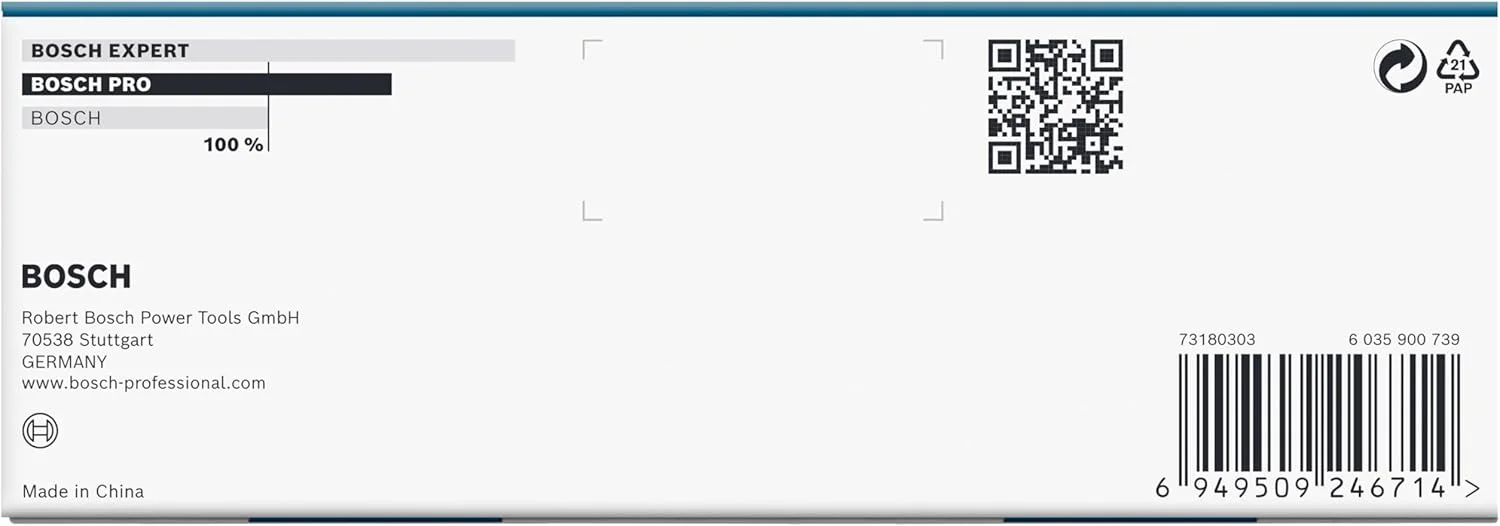 مجموعه بکس ضربه ای 9 عددی بوش PRO (56 x 28.4 میلی متر، لوازم جانبی حرفه ای دریل و پیچ گوشتی)