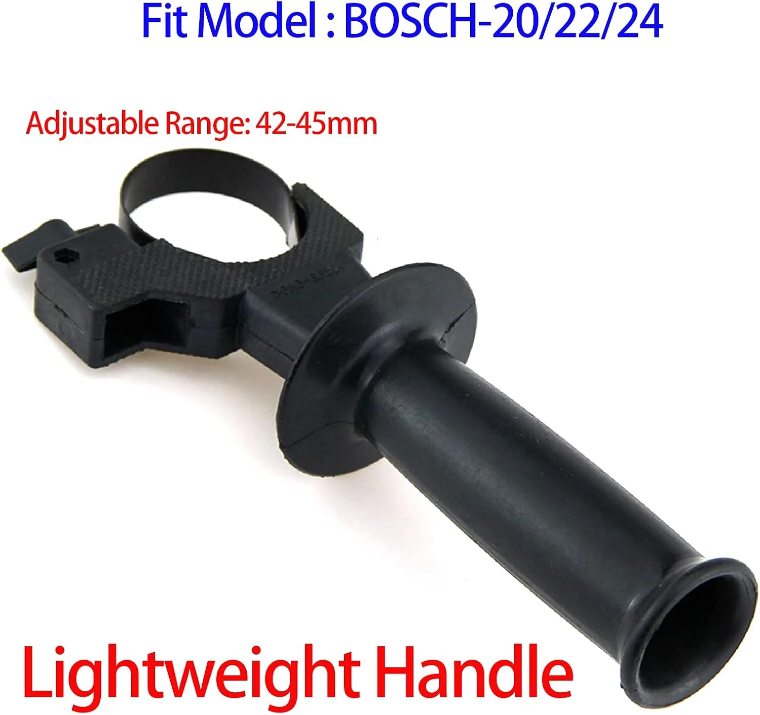 دسته کمکی پلاستیکی مشکی چکش برقی Still Awake، 2 عددی، دسته جلویی جانبی برای بوش GBH2-20/22/24، لوازم جانبی ابزار برقی (Bosch-20/22/24)