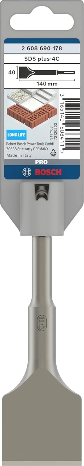 قلم تخت بوش مدل 2608690178، 140 میلی‌متر در 40 میلی‌متر، خاکستری