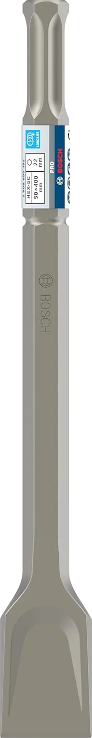 قلم تخریب پهن بوش مدل 2608690192، 0 ولت، نقره ای، 50 x 400 میلی متر