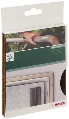 پد دستی سنباده زنی بوش مدل 2609256342، پشم قهوه ای زبر