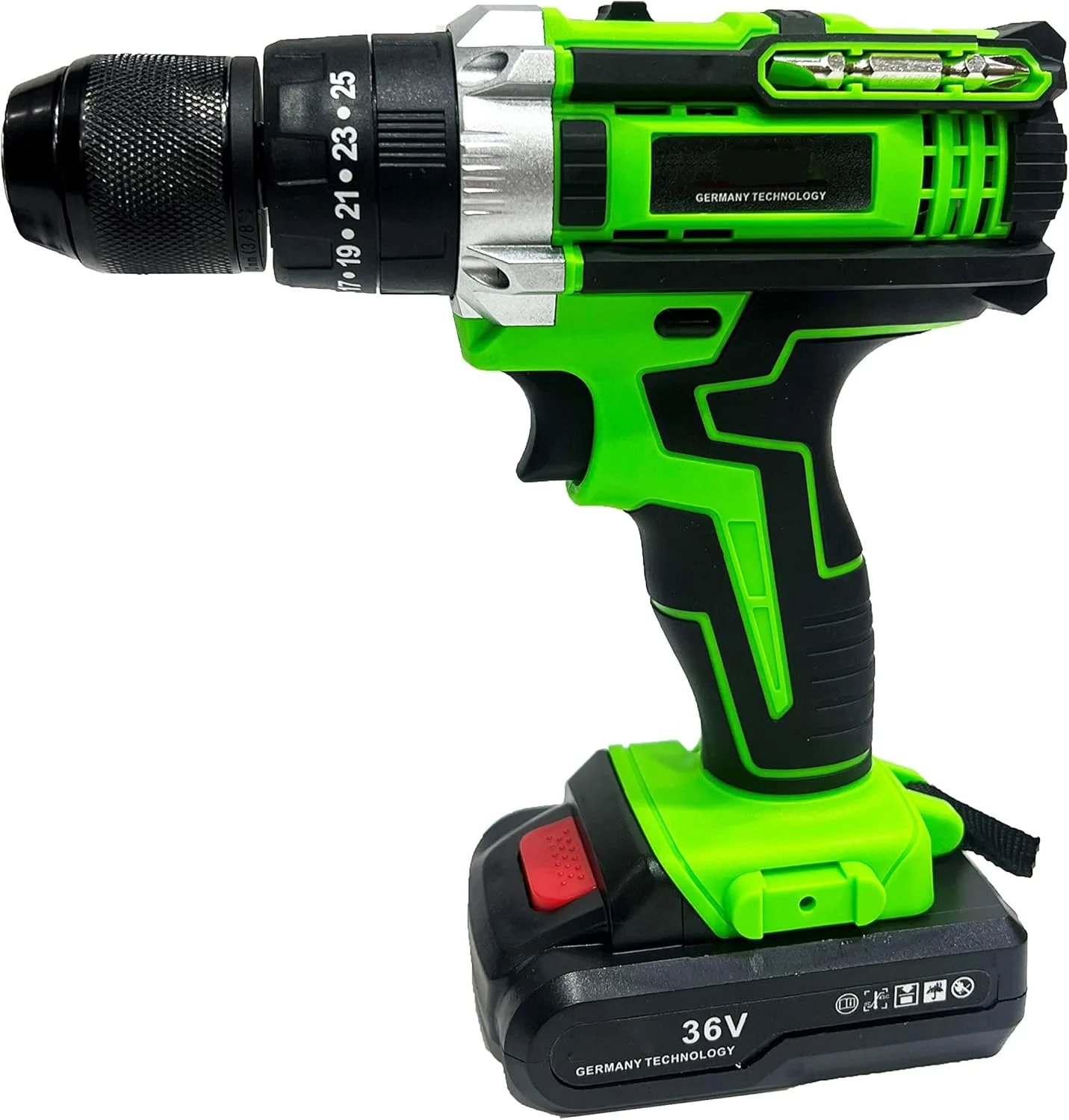 دستگاه دریل چکشی/ضربه ای شارژی 36 ولت BOSS NEO POWER با سه نظام فلزی، 2 باتری، ست کامل به همراه سری های مختلف برای مصارف خانگی و حرفه ای