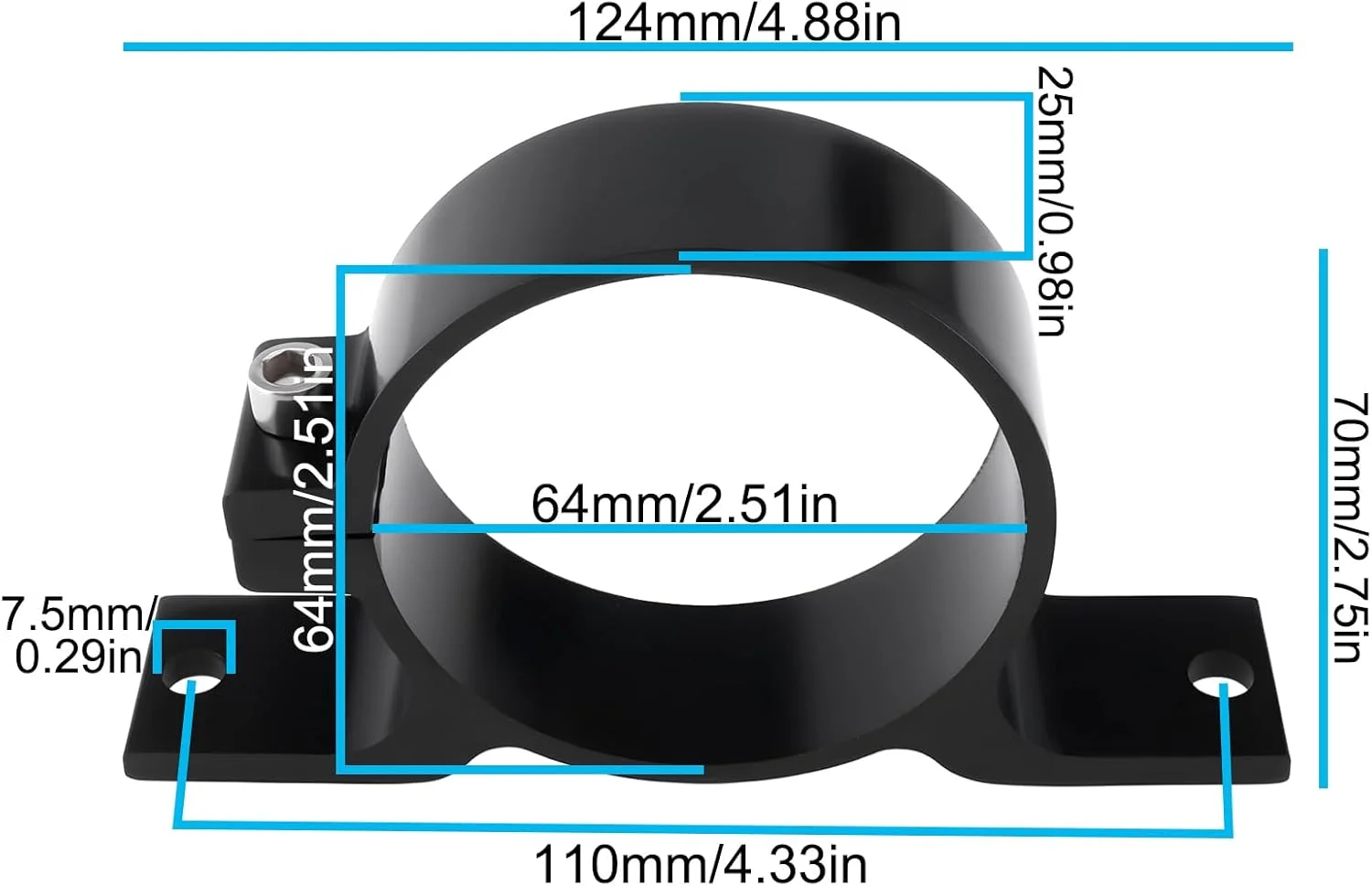 نگهدارنده فیلتر سوخت Be In Your Mind، سازگار با بوش و والبرو، بسته 2 عددی نگهدارنده فیلتر سوخت Be In Your Mind، سازگار با بوش و والبرو، بسته 2 عددی