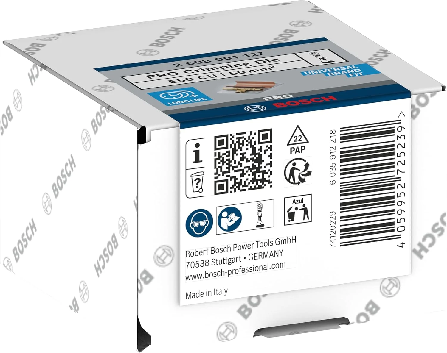 بوش 1 عدد قالب پرس حرفه ای برای مس (67 x 45 میلی متر، لوازم جانبی حرفه ای ابزار پرس)