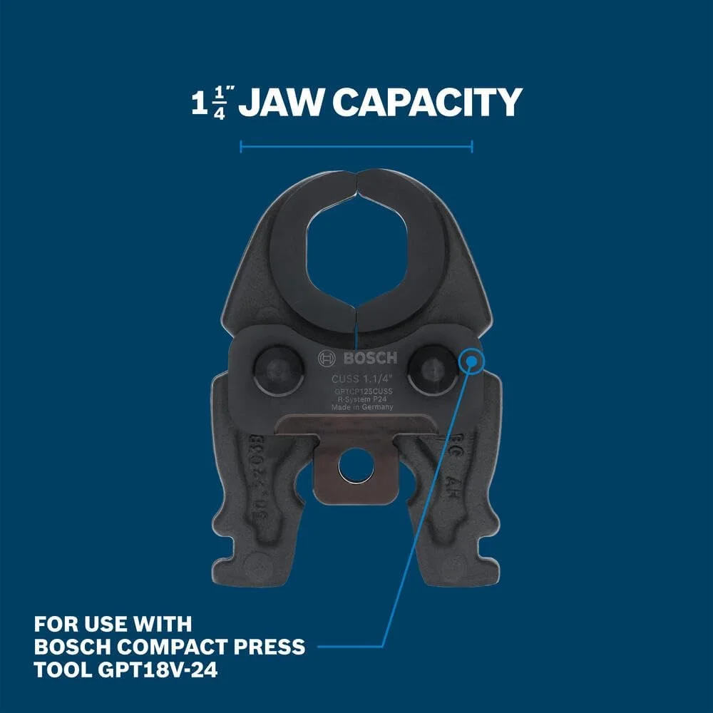 فک پرس لوله کامپکت 1-1/4 اینچی بوش مدل GPTCP125CUSS