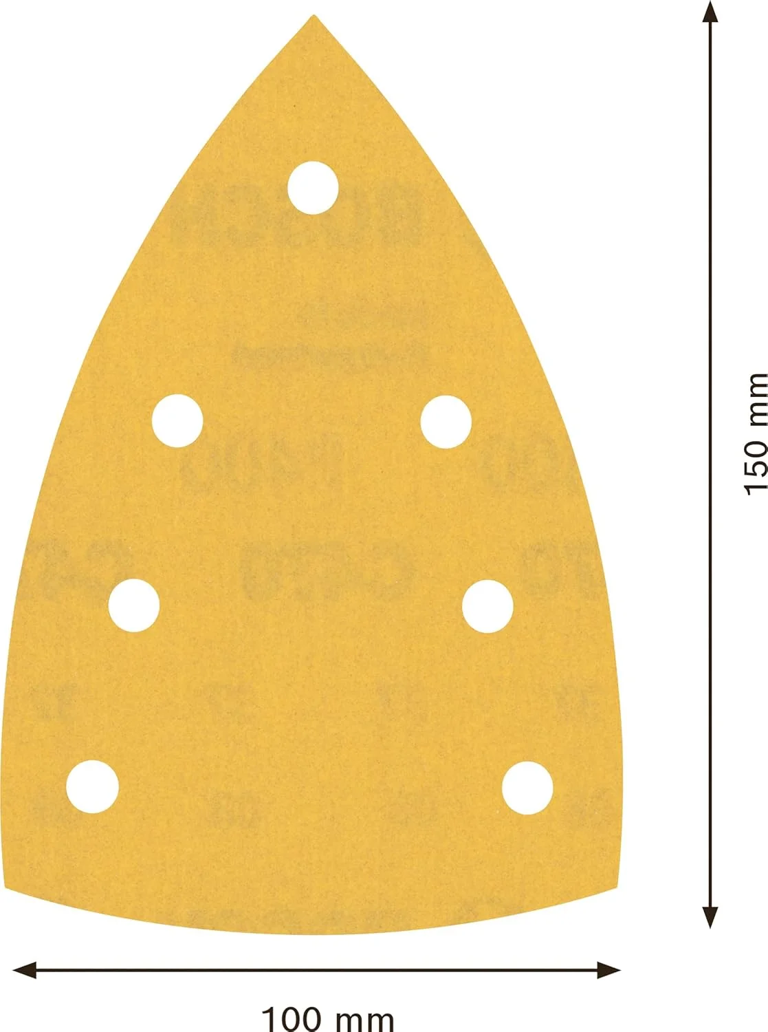 سنباده سمباده لرزان بوش پروفشنال Expert C470، سایز 100x150 میلی متر، زبری 400