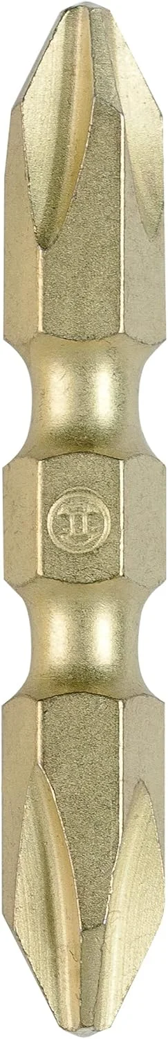 بیت های پیچ گوشتی دو سر سخت افزاری بوش پروفشنال، نوع Ph2-Ph2، طول 45 میلی متر، طلایی، بسته 10 عددی