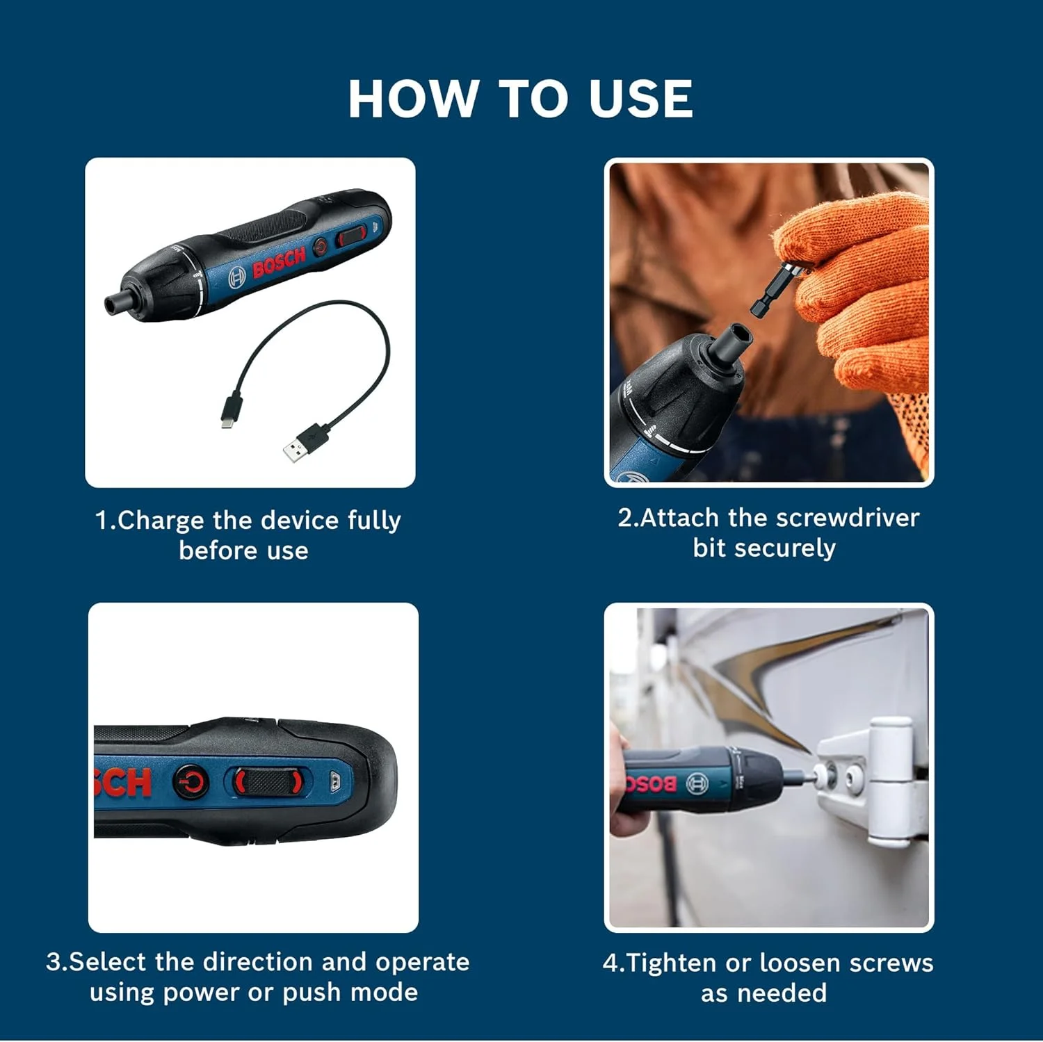 پیچ گوشتی هوشمند بوش مدل GO (GEN-2.0) پیچ گوشتی هوشمند بوش مدل GO (GEN-2.0)