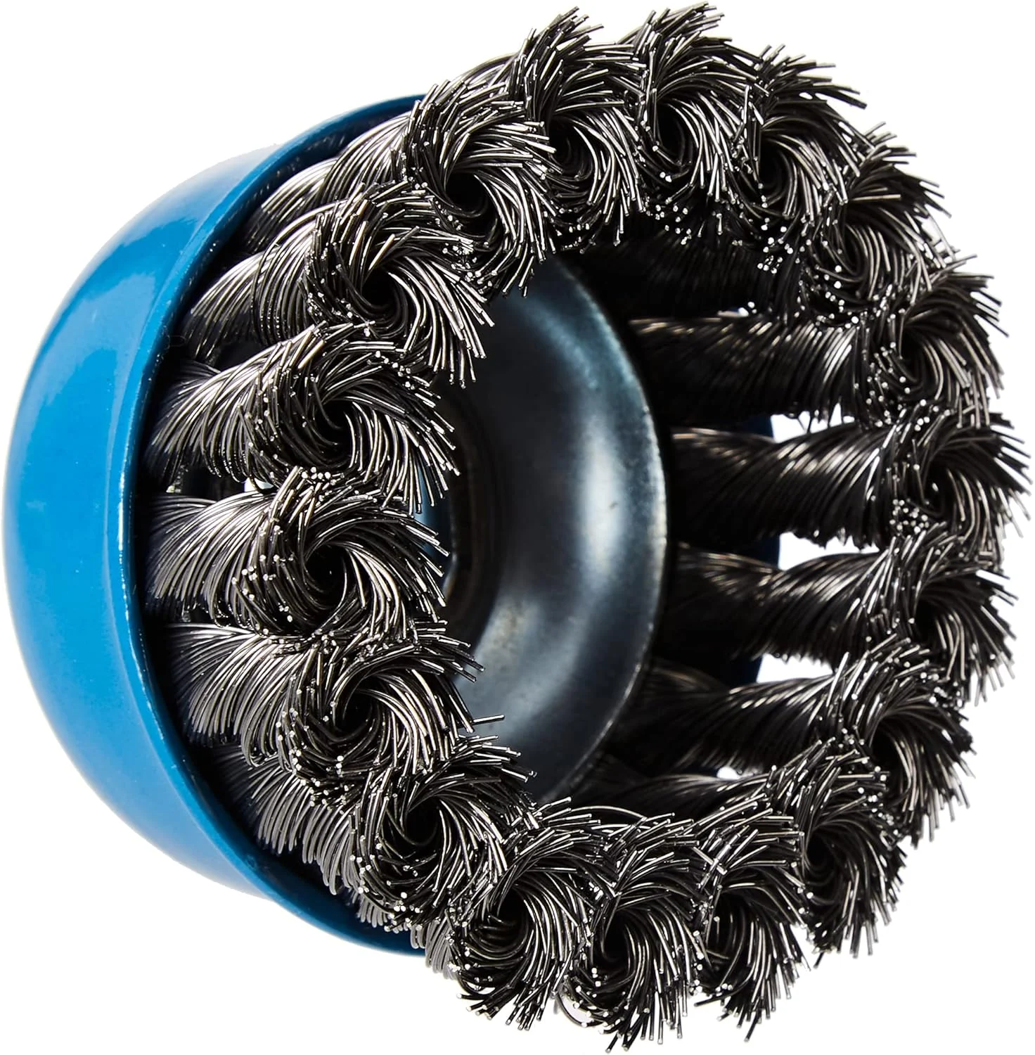 برس کاسه ای سیمی بافته بوش 2608622099، فولاد 0.35 میلی متر، 65 میلی متر x M14، نقره ای