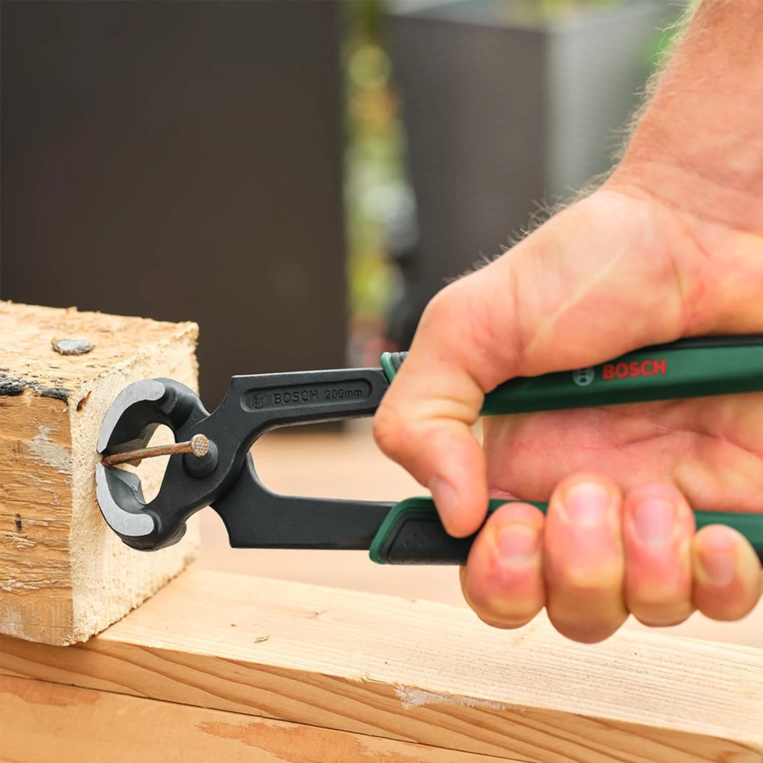 انبر آرماتوربندی بوش 200 میلی‌متر (انبر برش انتهایی دقیق و سنگین؛ کروم-وانادیوم؛ لبه‌های سخت‌کاری شده دوبل؛ باز شدن روان؛ دستگیره نرم ارگونومیک)