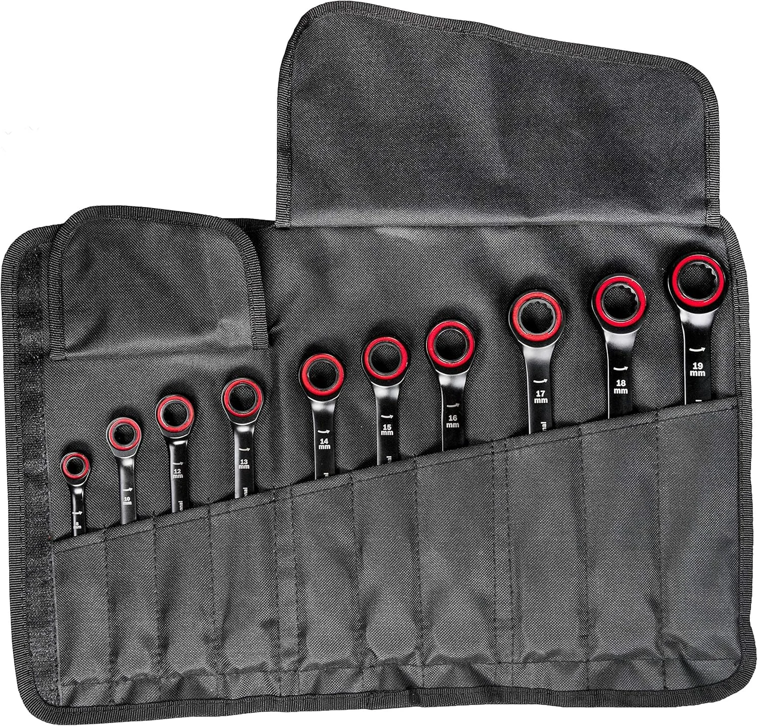 مجموعه آچار یک تکه بوش پروفشنال (8/10/12/13/14/15/16/17/18/19 میلی متر، در کیف) - انحصاری آمازون