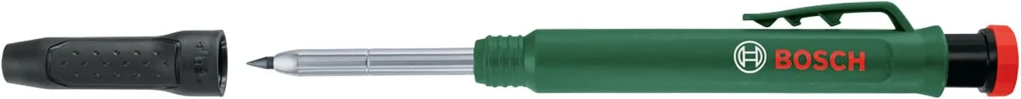 مداد علامت زن سوراخ عمیق بوش (مداد هوشمند سوراخ عمیق برای علامت گذاری سنگ، چوب، کاغذ و مواد مختلف؛ دارای تراش داخلی) مداد علامت زن سوراخ عمیق بوش (مداد هوشمند سوراخ عمیق برای علامت گذاری سنگ، چوب، کاغذ و مواد مختلف؛ دارای تراش داخلی)