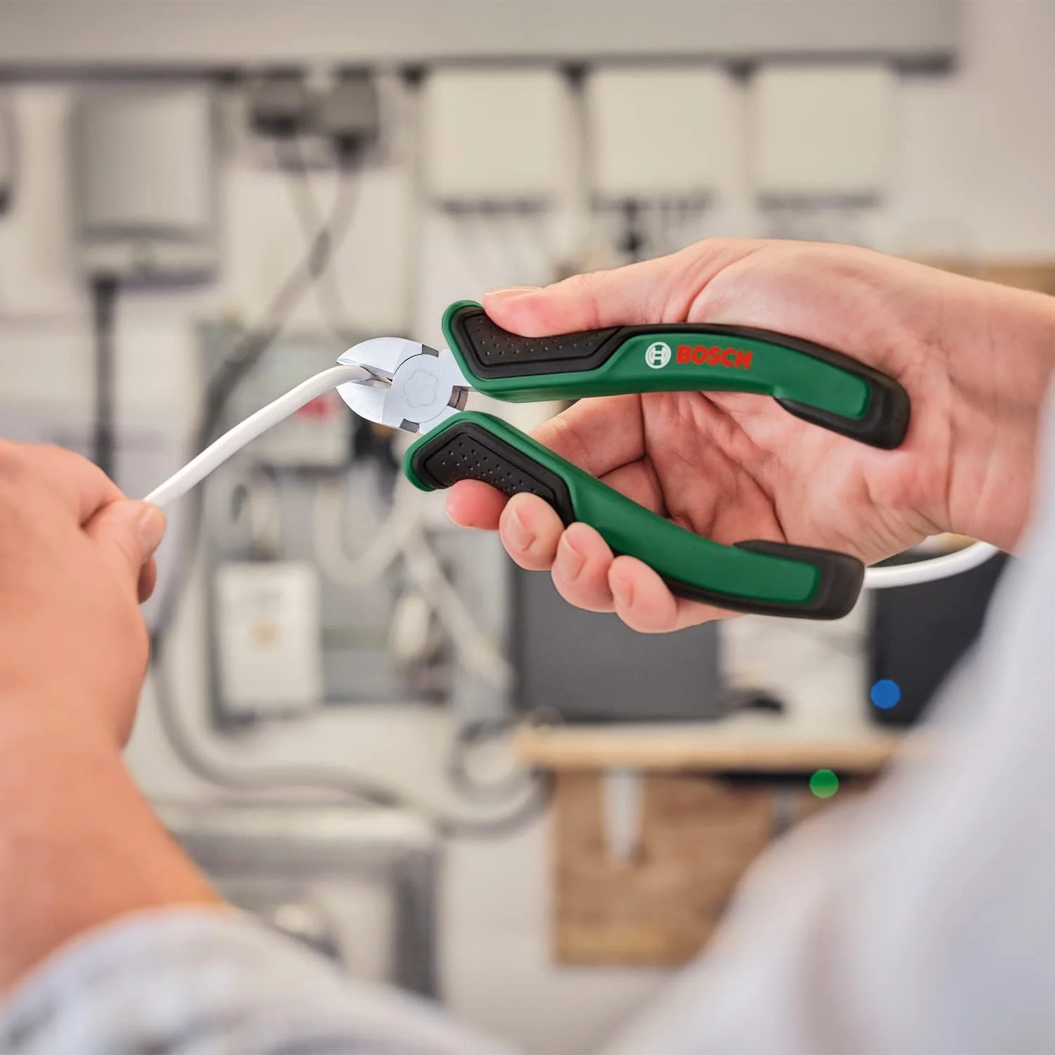 مجموعه انبر 3 عددی بوش مناسب خانه و باغ (دقیق، بادوام، شامل انبر ترکیبی، سیم چین مورب و انبر دم باریک برای انجام وظایف چندگانه و سنگین؛ ارگونومیک؛ با روکش کروم-نیکل مات) - نسخه آمازون