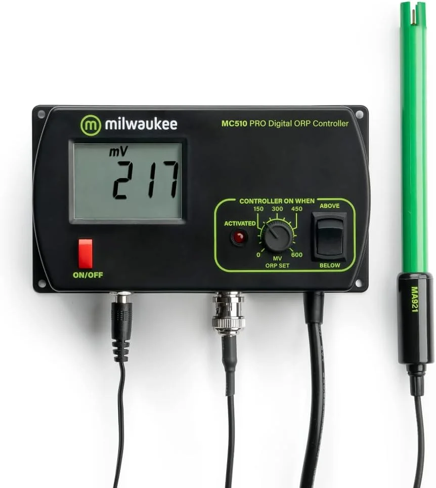کنترلر ORP میلواکی مدل MC510 به همراه کیت نصب، 1000 mV، دقت -5 mV