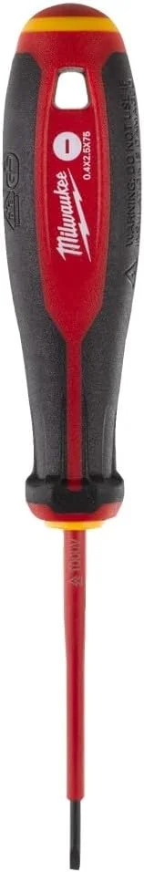 پیچ گوشتی دوسو میلواکی مدل "4932478712" با ابعاد 0.4 x 2.5 x 75 میلی متر