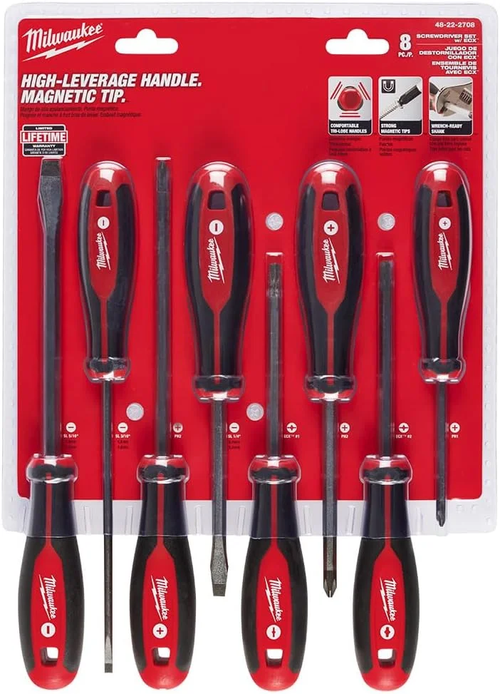 ست پیچ گوشتی میلواکی با ECX (8 عددی)