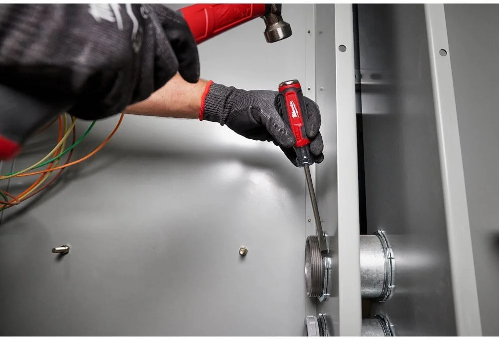 پیچ گوشتی تخت تخریب میلواکی با دسته نرم، سایز 5/16 اینچ، طول 6 اینچ