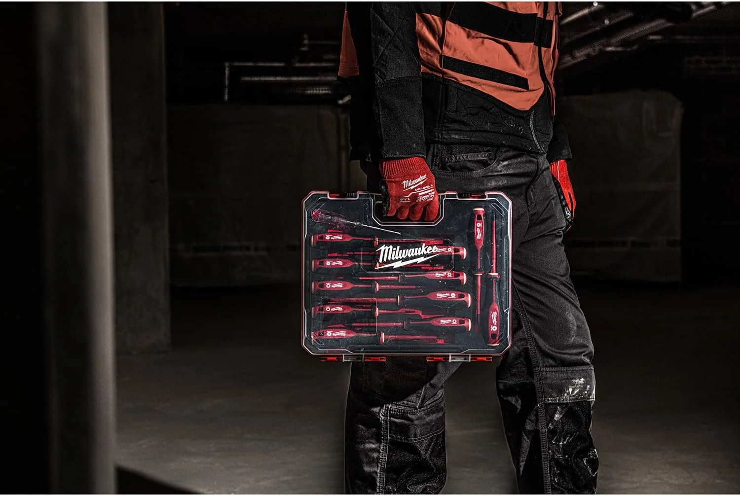 مجموعه پیچ گوشتی 12 عددی سه پره VDE میلواکی مدل 4932479095