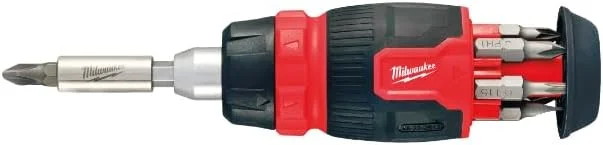 پیچ گوشتی جغجغه ای کوتاه میلواکی به همراه 7 سری PH/PZ/TX/SL و نگهدارنده مغناطیسی سری