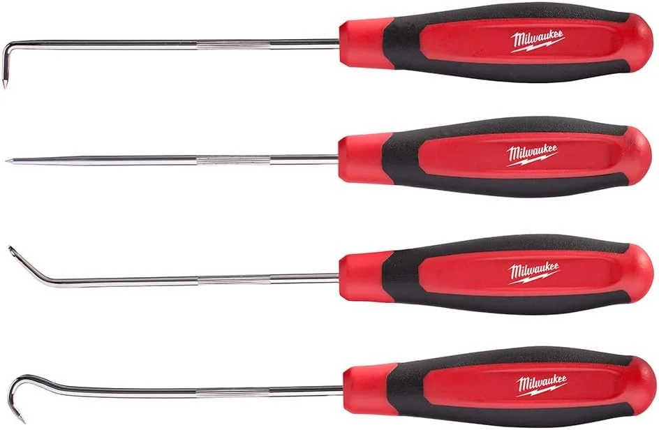 مجموعه 4 عددی قلاب و پیک میلواکی 48-22-9215