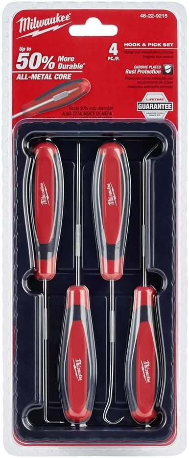 مجموعه 4 عددی قلاب و پیک میلواکی 48-22-9215