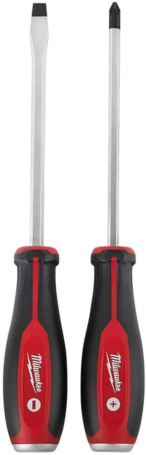 مجموعه دو عددی پیچ گوشتی تخریب دوسو و چهارسو میلواکی مدل 48-22-2702 با درپوش فولادی