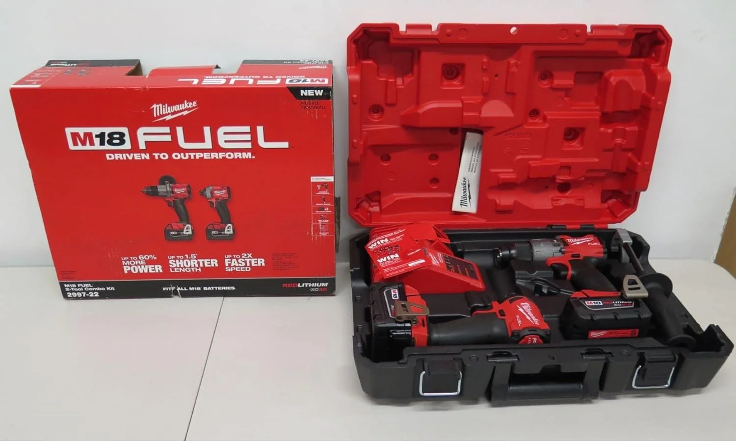 کیت دریل چکشی و ضربه‌ای میلواکی مدل 2997-22