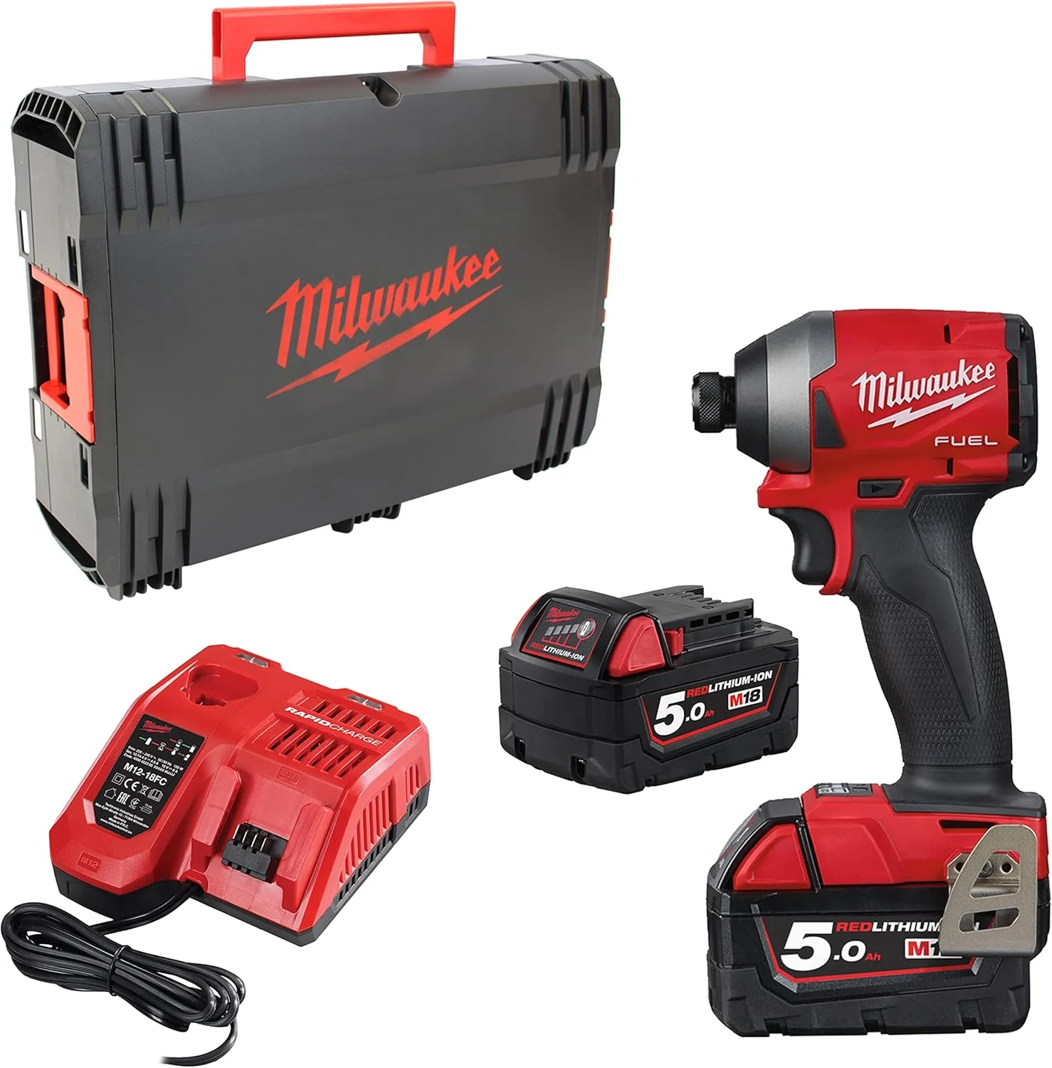 پیچ گوشتی ضربه ای شش گوش 1/4 Milwaukee M18FID2-502X