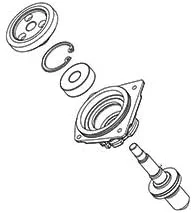 میلواکی 14-73-0430 "5/8"" توپی محور 4.22 نسبت"