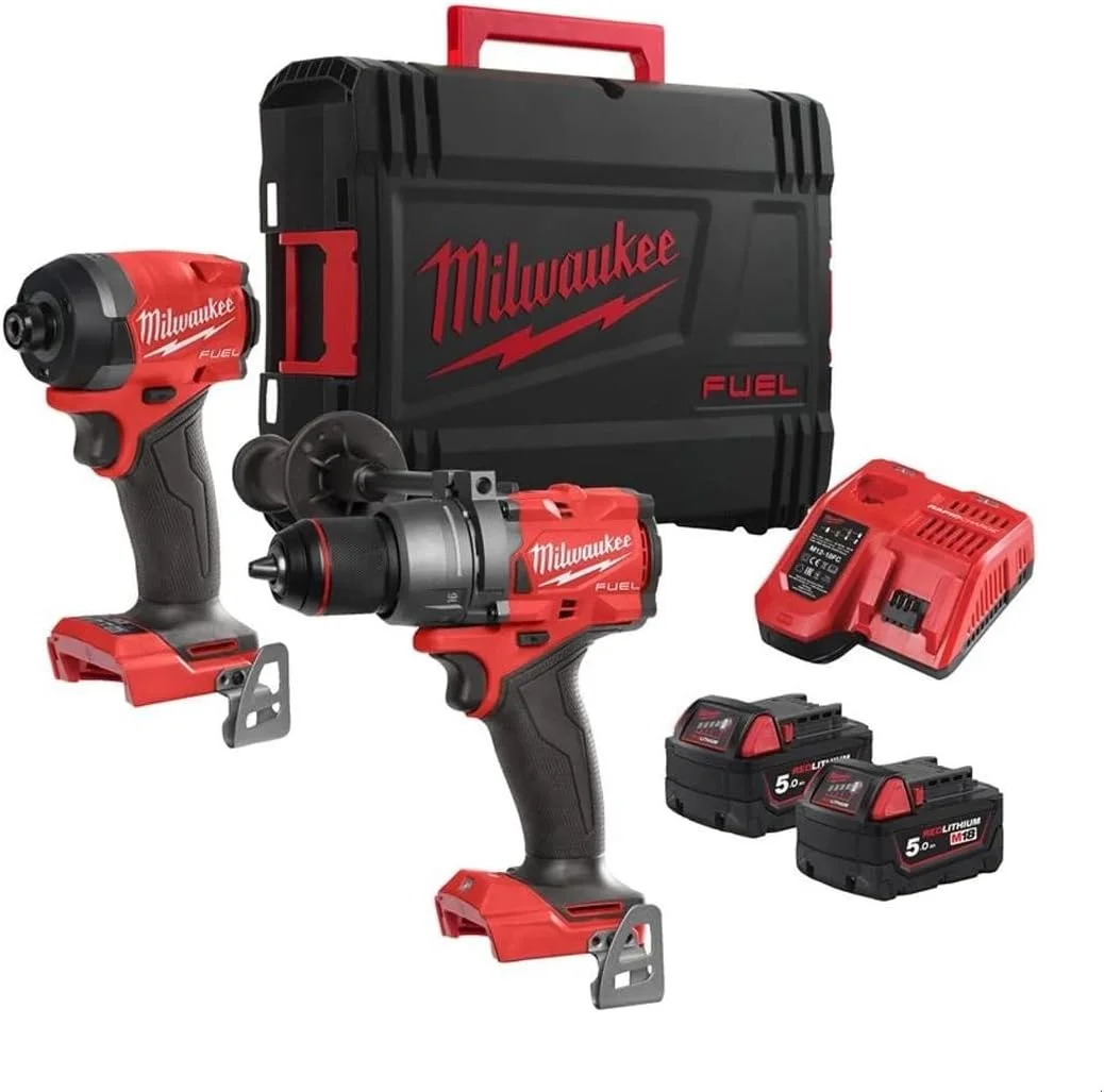 مجموعه ابزارآلات شارژی 18 ولت میلواکی مدل M18 FPP2A3-502X (شامل 2 باتری 5.0 آمپر ساعت)