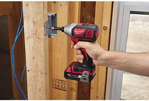 دریل پیچ گوشتی ضربه ای جمع و جور Milwaukee M18BID-0 ابزار برقی 18 ولت 1/4 اینچ شش گوش | فقط بدنه