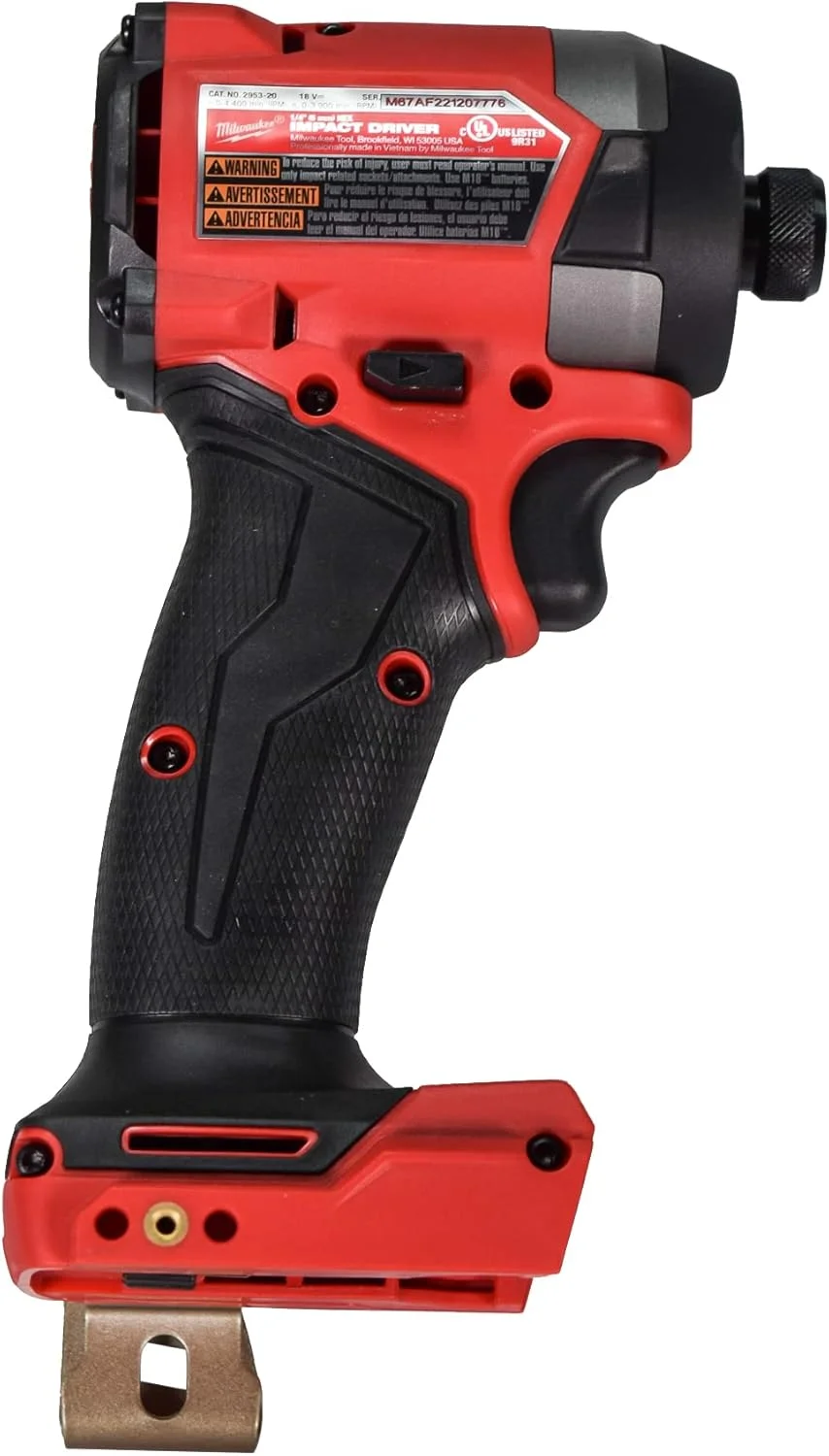 دریل پیچ گوشتی ضربه ای 1/4 اینچی شارژی 18 ولت میلواکی مدل 2953-20 (فقط ابزار)