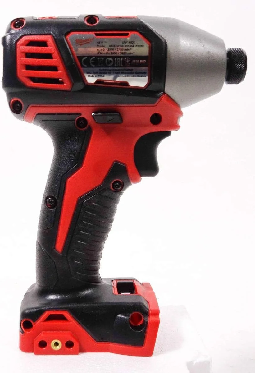 دریل پیچ گوشتی ضربه ای جمع و جور Milwaukee M18BID-0 ابزار برقی 18 ولت 1/4 اینچ شش گوش | فقط بدنه