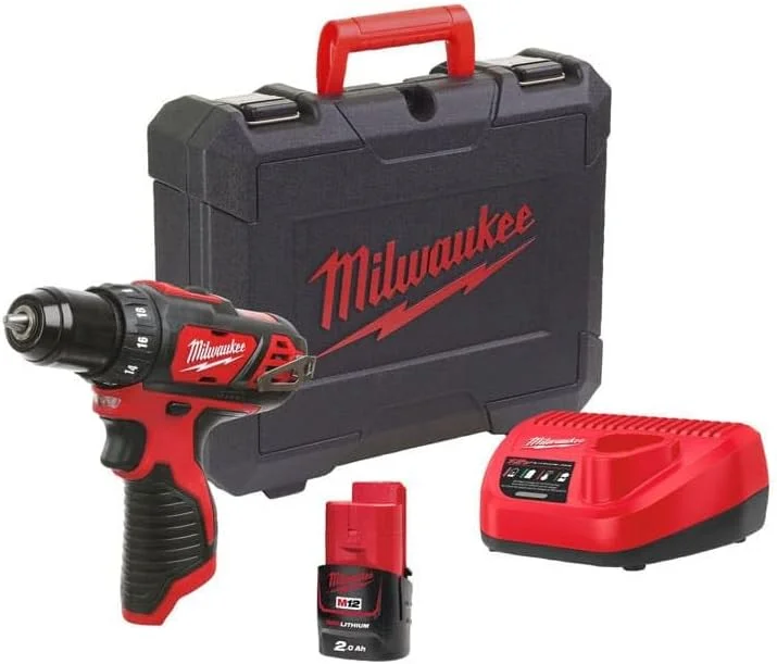 دریل پیچ گوشتی شارژی بسیار جمع و جور Milwaukee M12BDD-202C