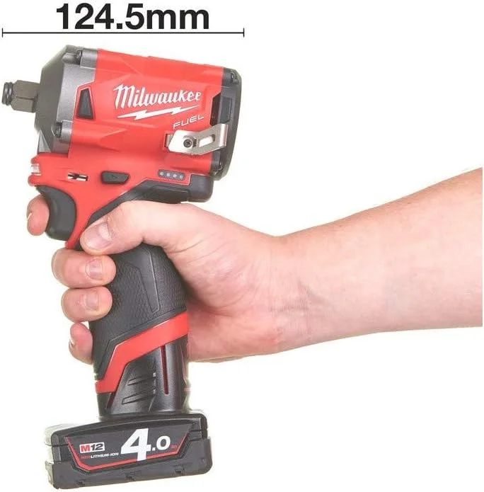 آچار ضربه ای شارژی MILWAUKEE M12 FIWF12-422X (12 ولت، 1x2.0 1x4.0 آمپر ساعت)